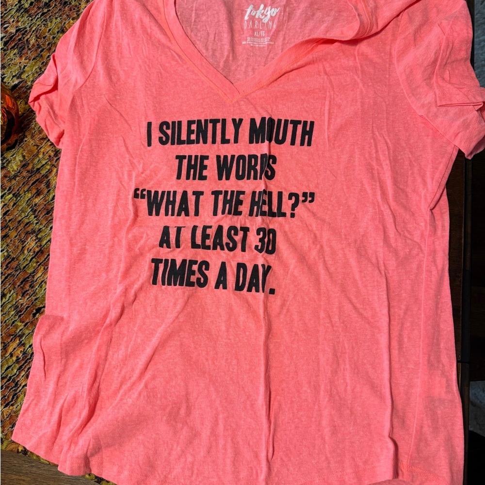 Darling Coral Graphic Tee